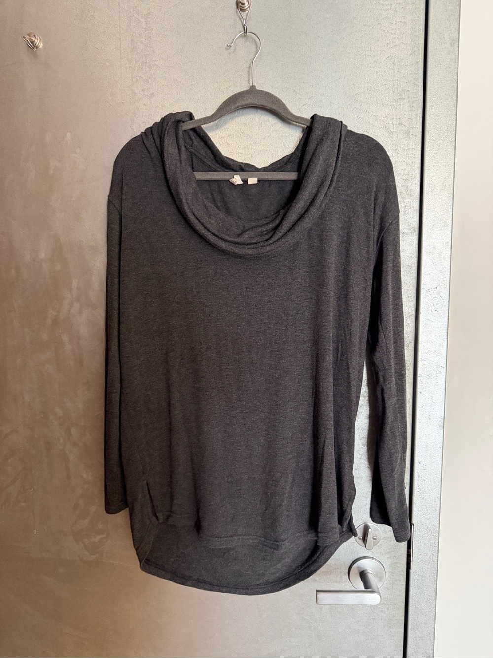 GAP Dark Charcoal Cowl Neck Pullover